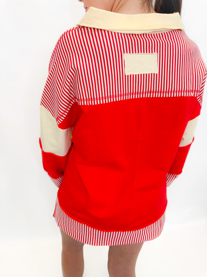 ESSENCE STRIPE SET PULLOVER