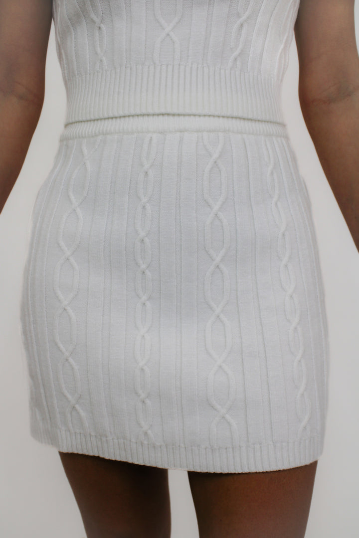 KNIT HAPPENS SET SKIRT