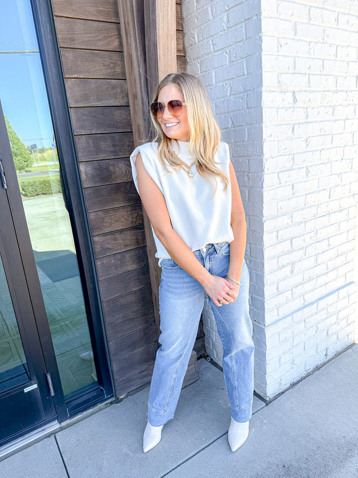 COZY CLASSIC MOCK NECK