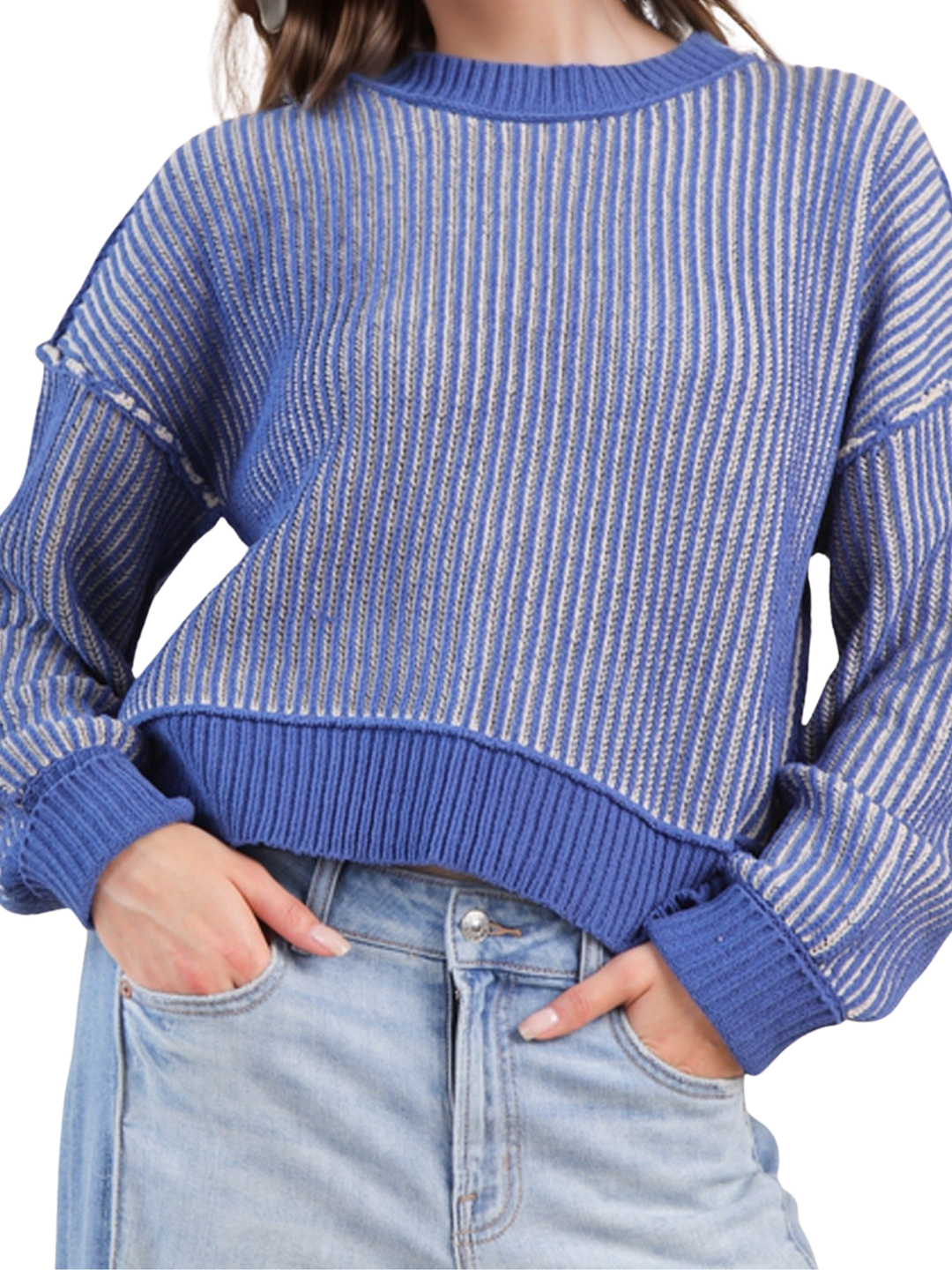 BLUE HORIZON SWEATER