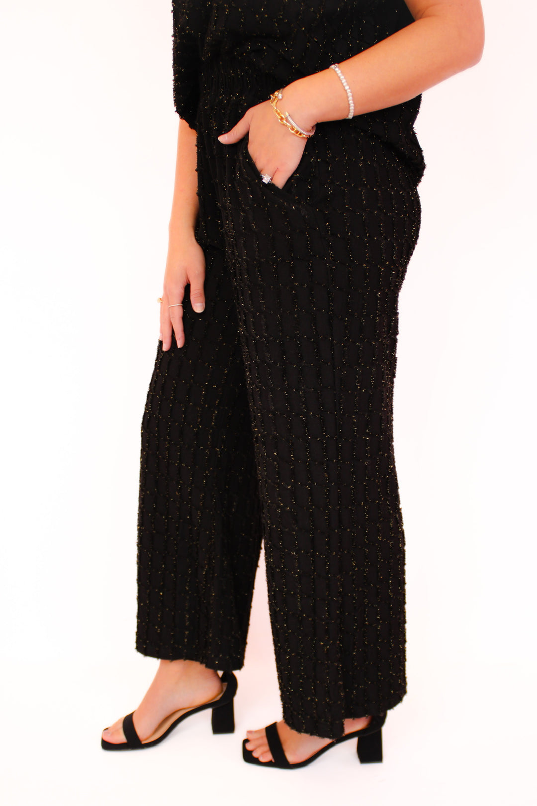 ALL THAT GLITTERS SET PANTS