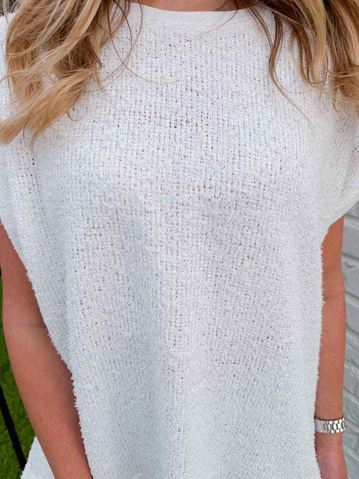 THE FOUNDATION TEXTURED BASIC TOP