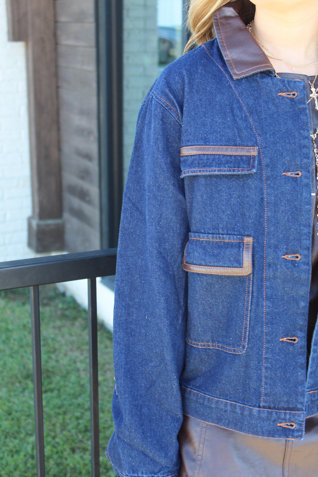THE MIXED MEDIA DENIM JACKET