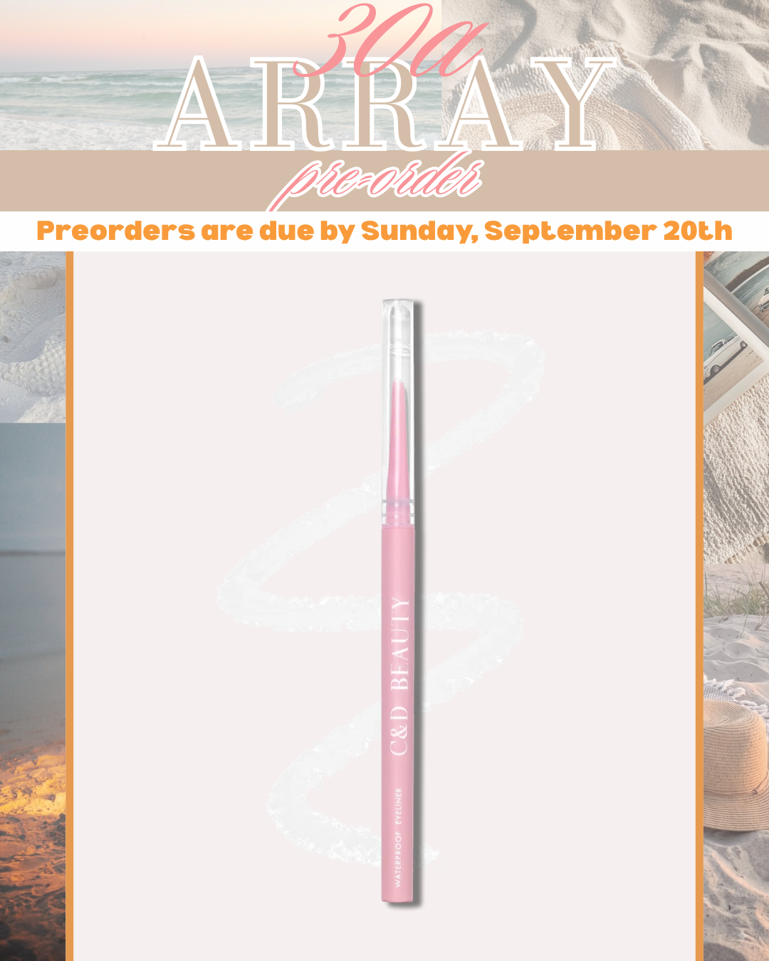 PRE-ORDER: STAY SHARP WATERPROOF EYELINER - C&amp;D BEAUTY