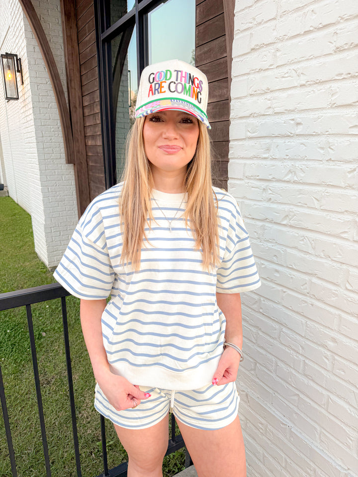 SALTWATER STRIPE MATCHING SET