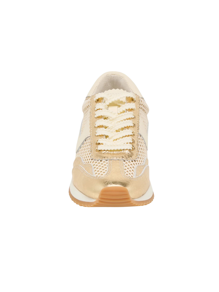 BIANCA GOLD WOVEN MESH SNEAKER