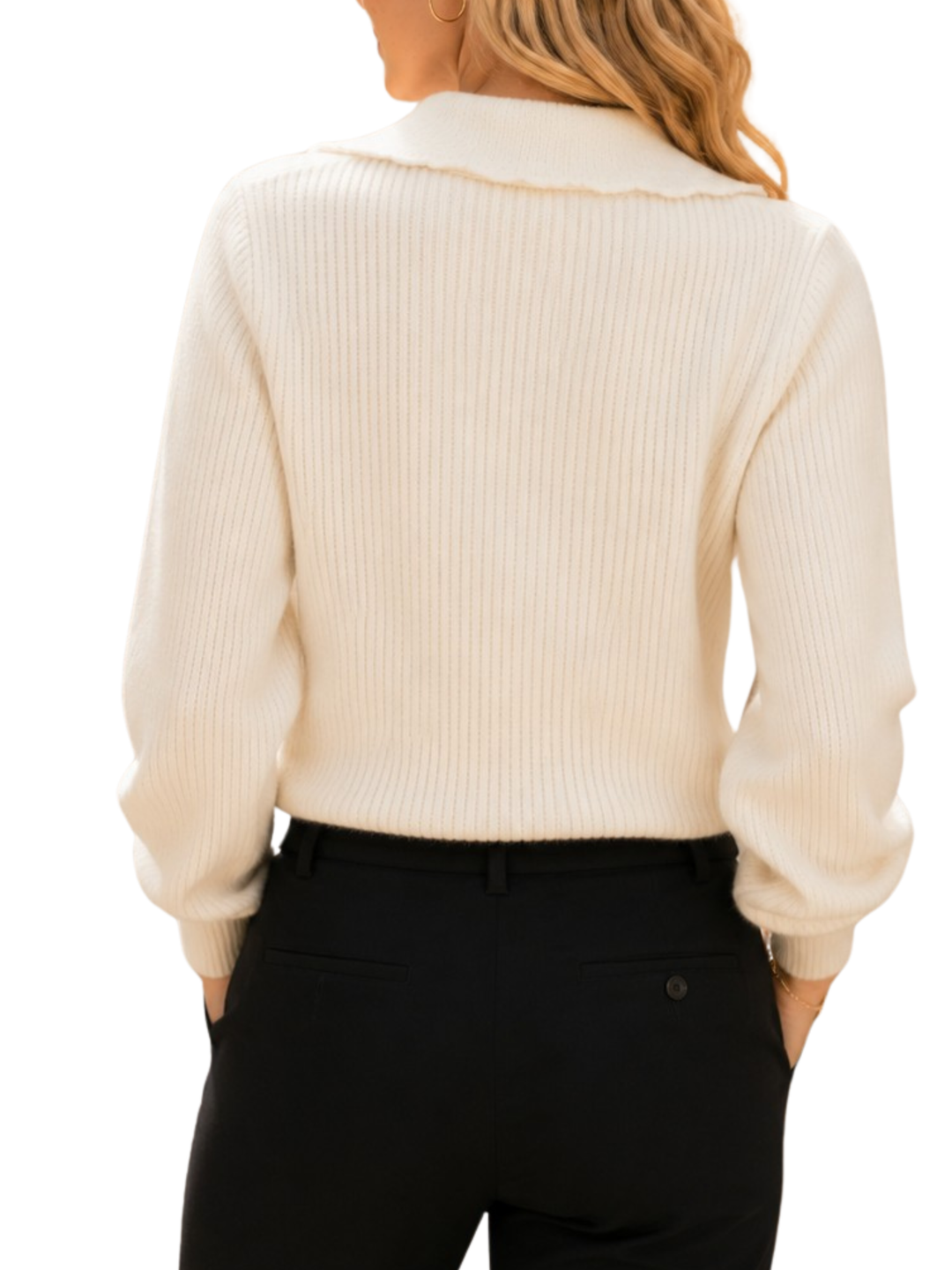 THE HATTIE COLLARED TIE FRONT CARDIGAN