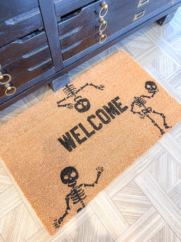 SKELETON WELCOME DOORMAT