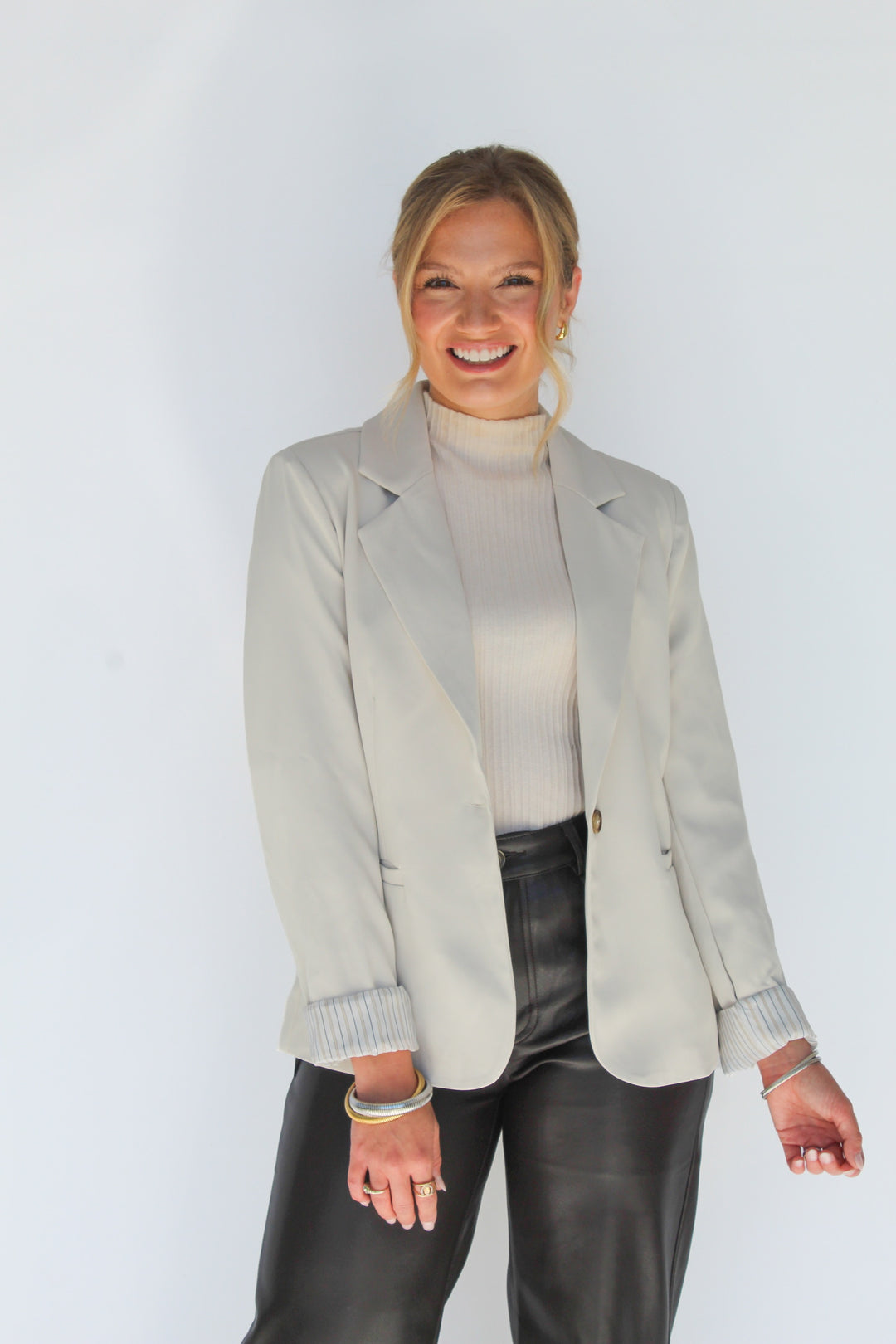 THE FIRST CLASS ONE BUTTON BLAZER