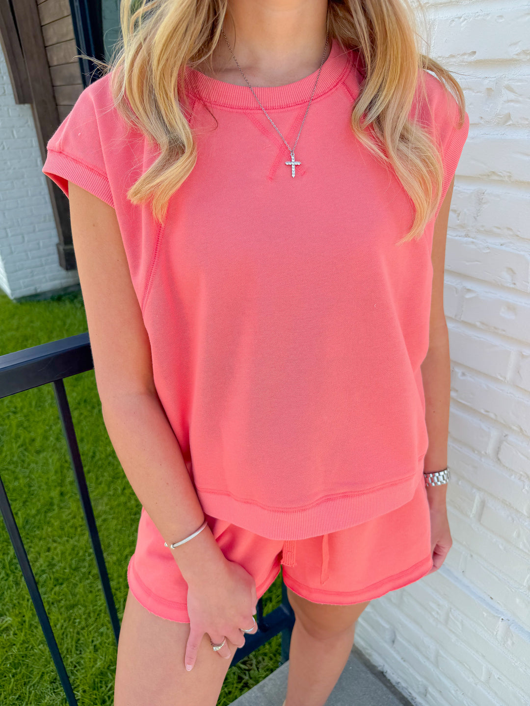 POPPY MATCHING SET MUSCLE TANK