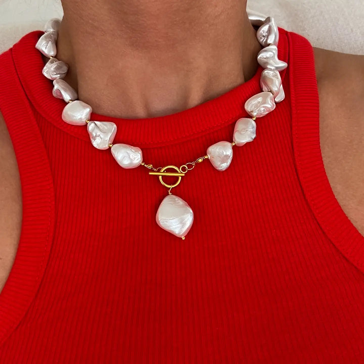 NATURAL BEAUTY PEARL NECKLACE