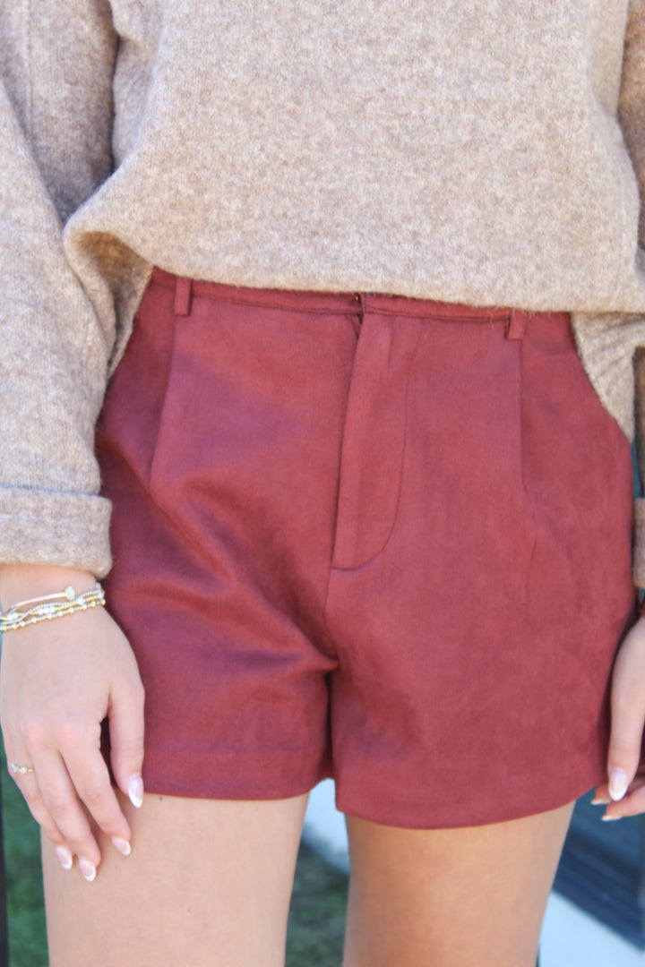 CIDER SIDE SUEDE SHORTS