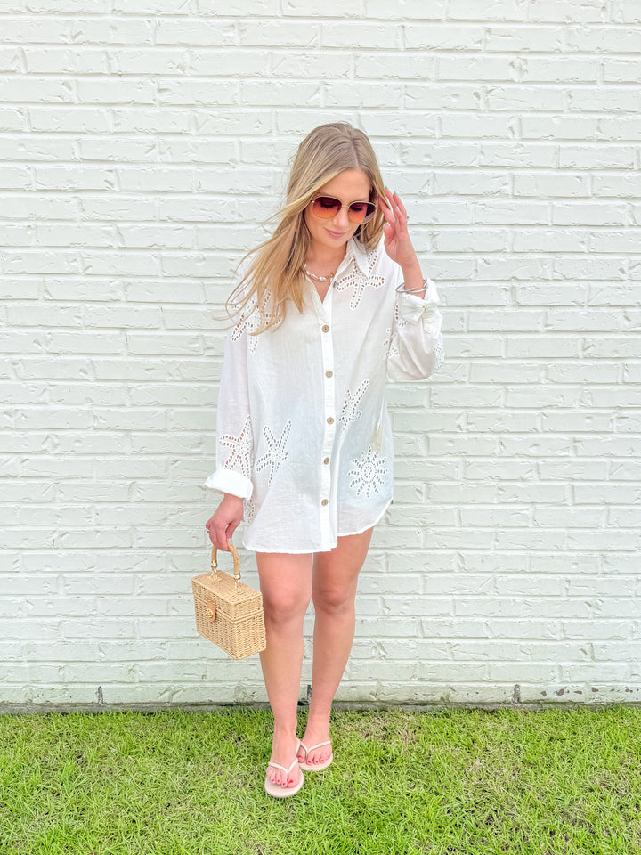 THE BEACH WALK BUTTON UP