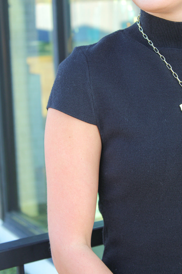 THE CLASSIC CAP SLEEVE KNIT DRESS