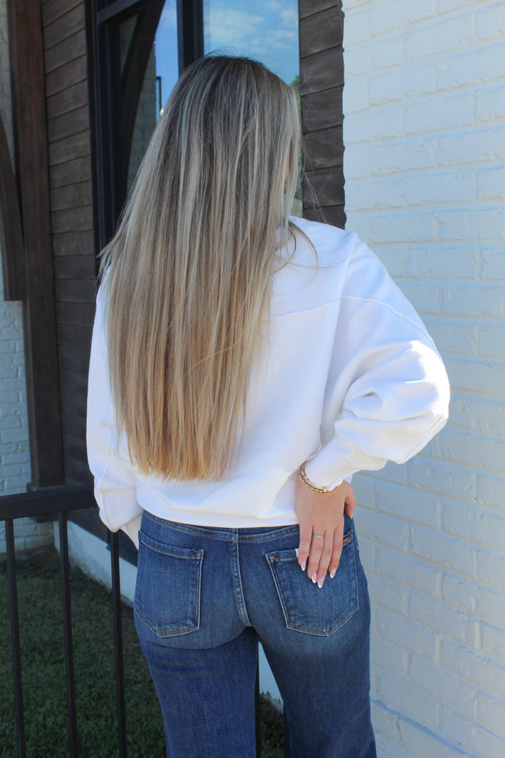 THE LAIDBACK CASHMERE BLEND DOLMAN SWEATER