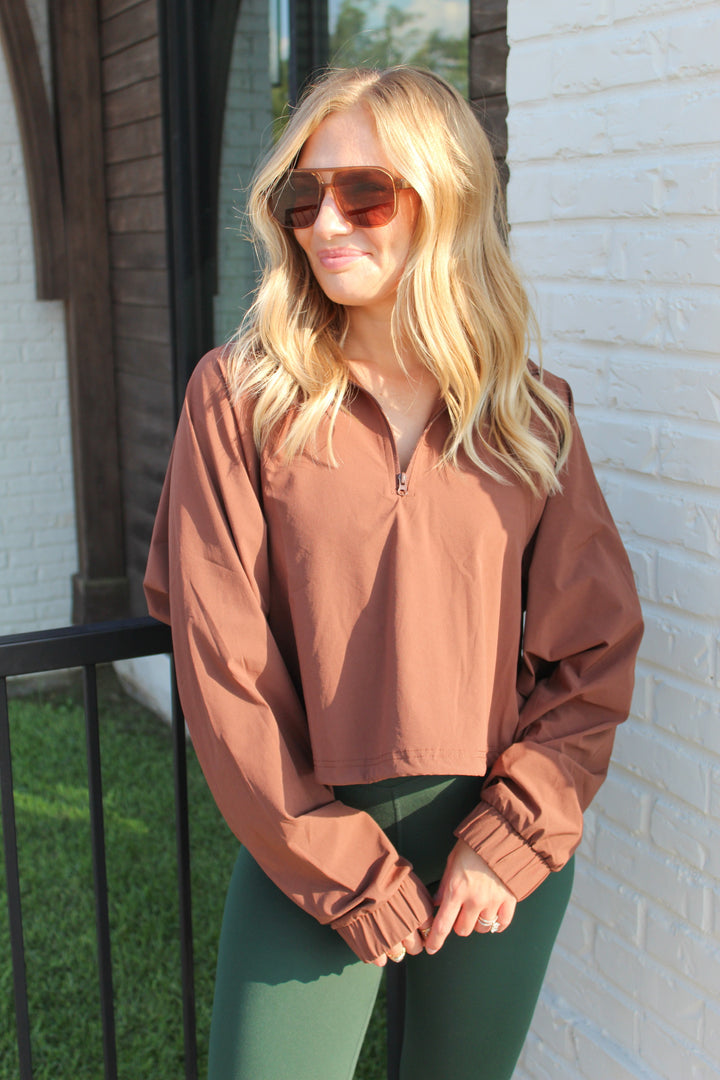 SCULPT HALF ZIP WINDBREAKER
