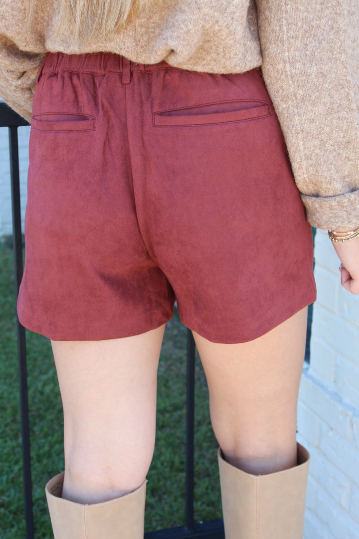 CIDER SIDE SUEDE SHORTS