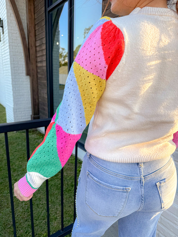 HAPPY HUES SWEATER