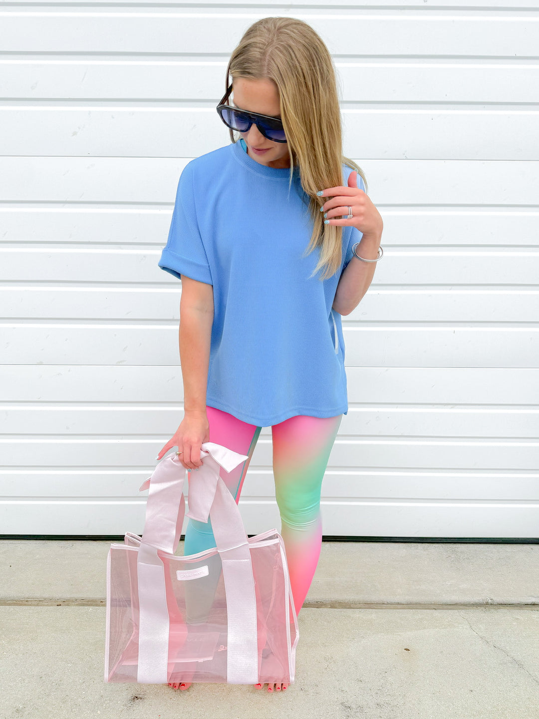 RELAXED AND READY RIBBED TEE