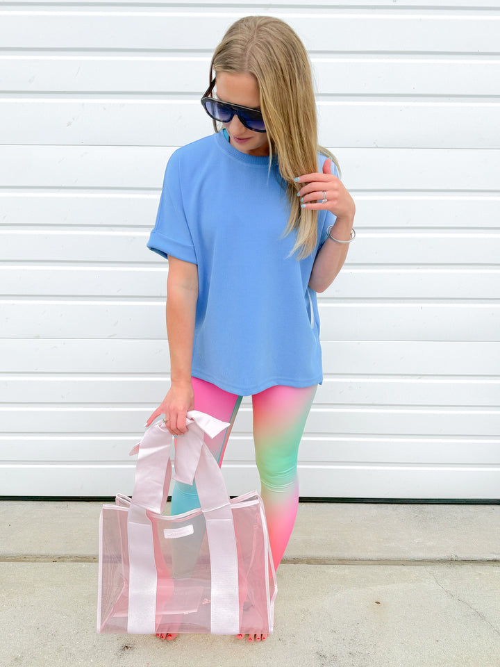 RELAXED AND READY RIBBED TEE