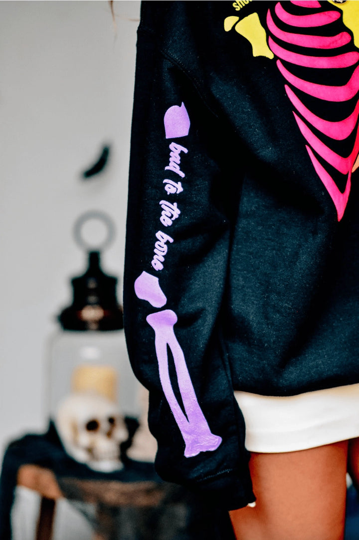 NEON SKELLY SWEATSHIRT