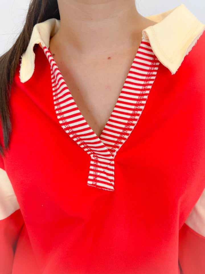 ESSENCE STRIPE SET PULLOVER