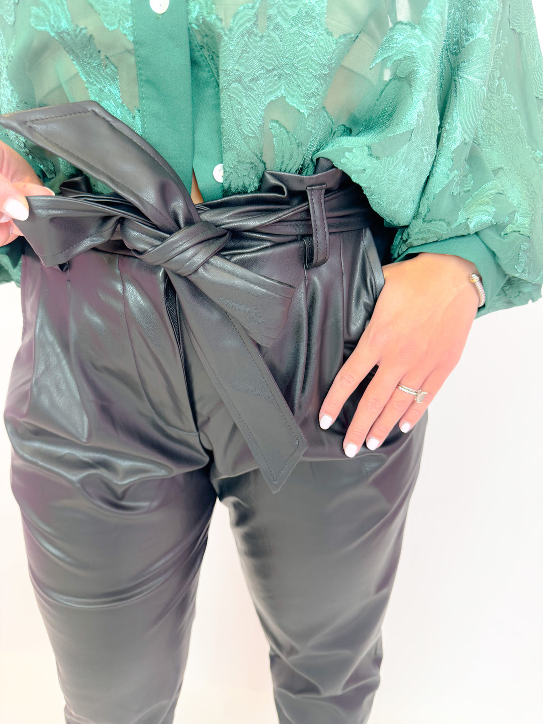 PUCKER UP PAPER BAG PANT