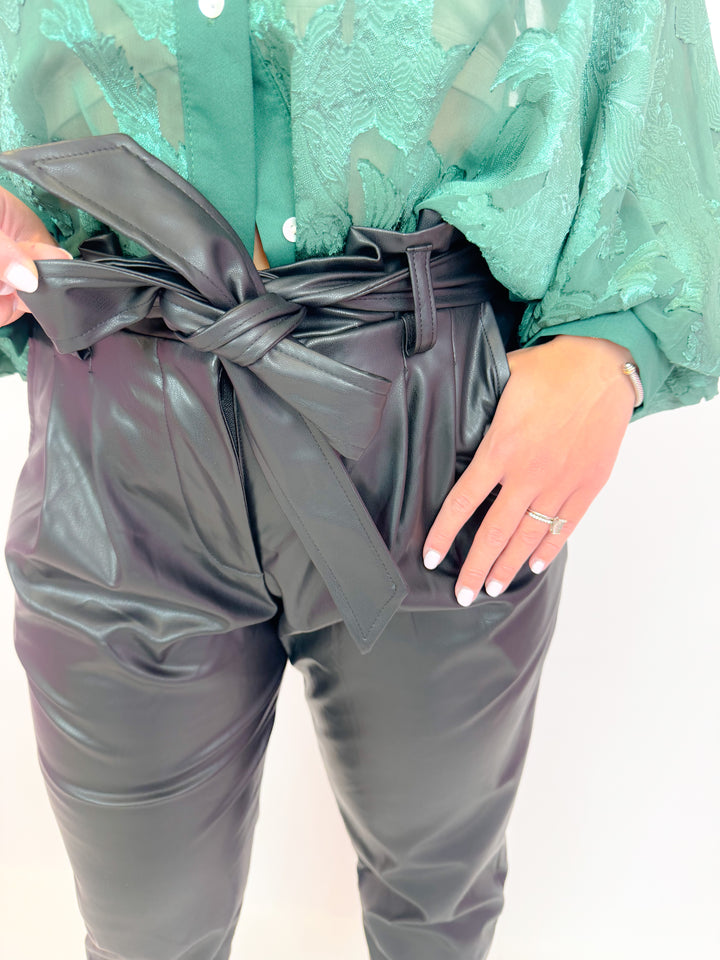 PUCKER UP PAPER BAG PANT