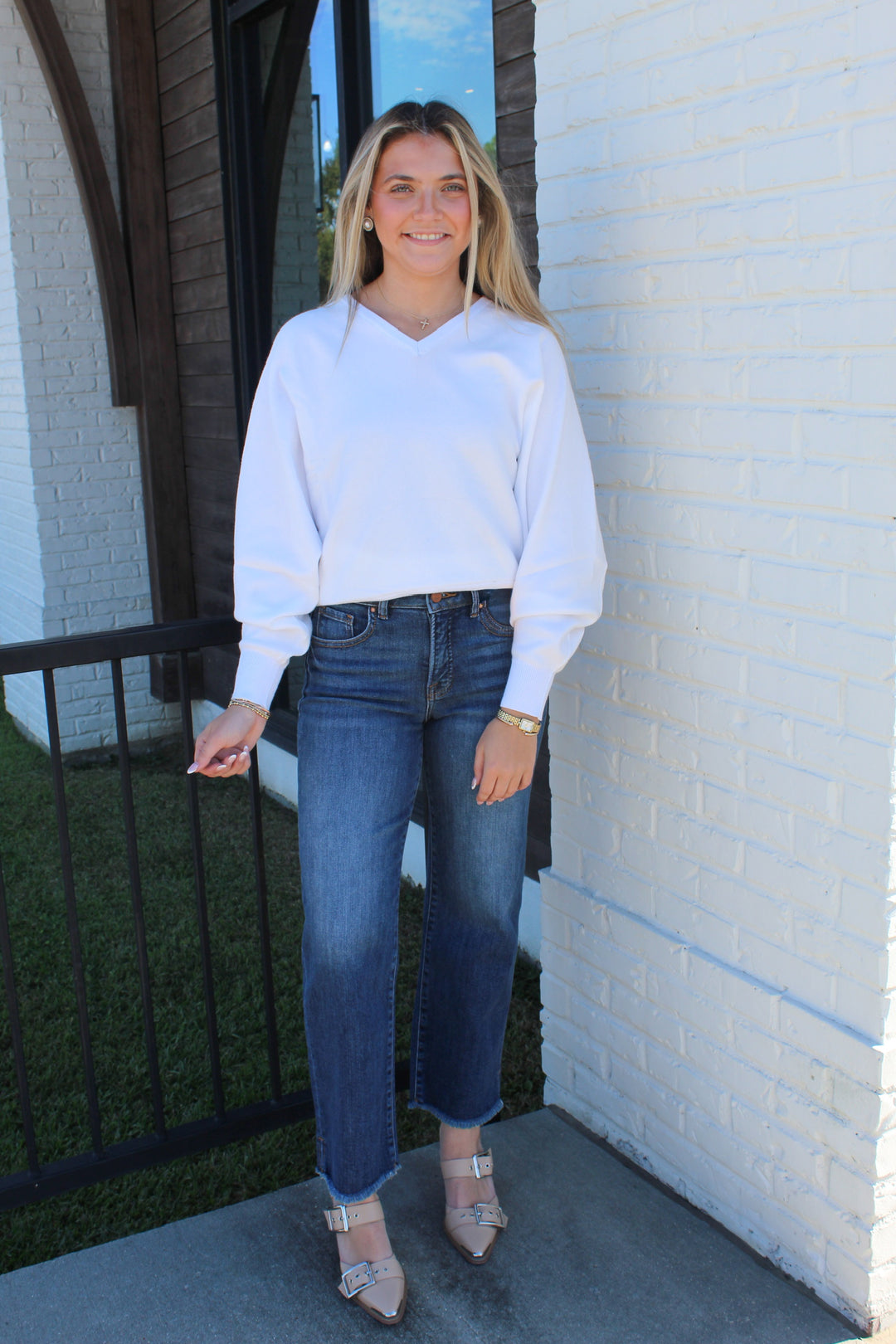 THE LAIDBACK CASHMERE BLEND DOLMAN SWEATER