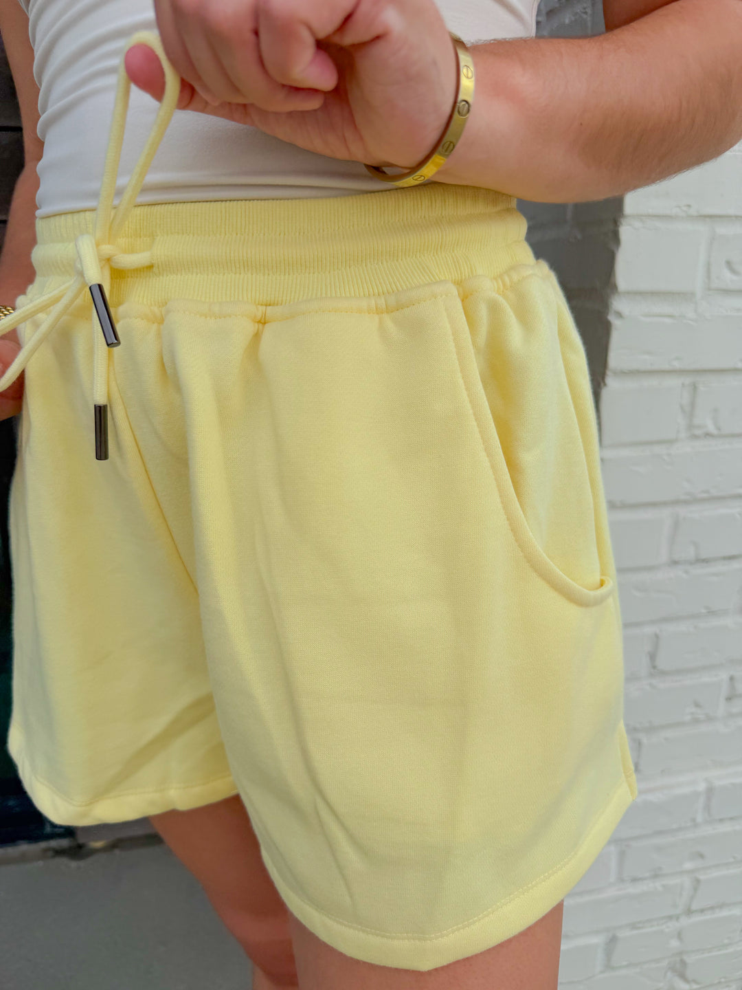 STAY A WHILE MATCHING SET SHORTS