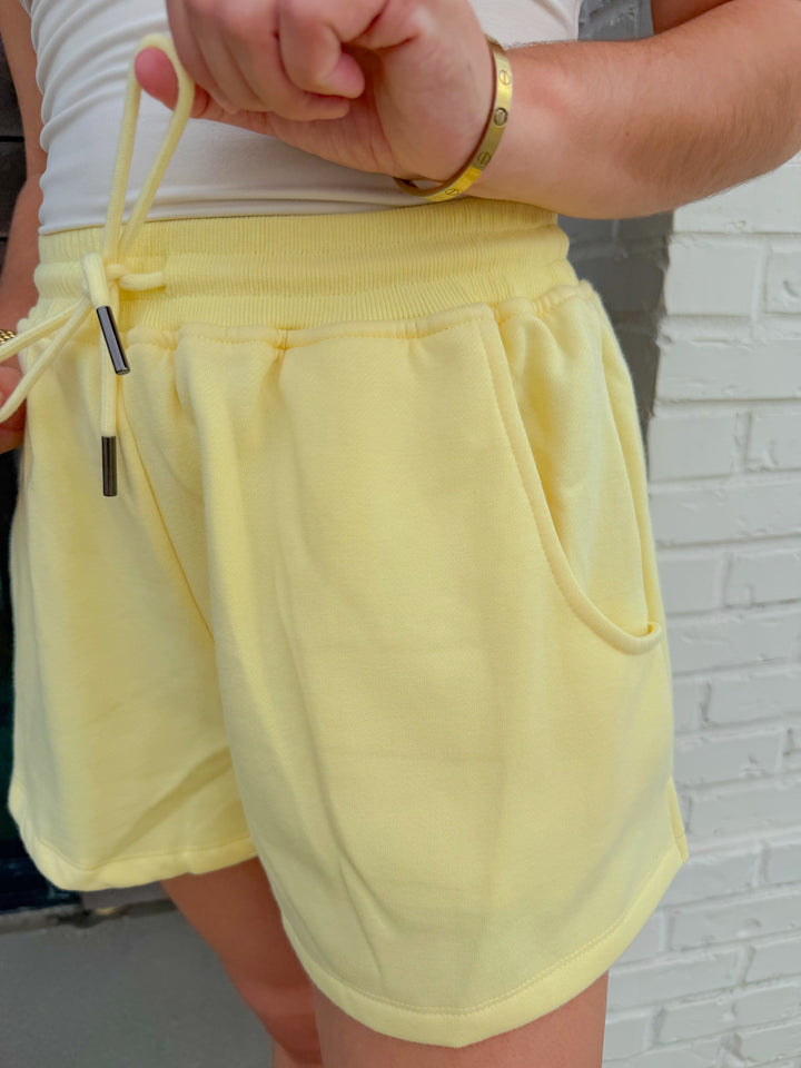 STAY A WHILE MATCHING SET SHORTS