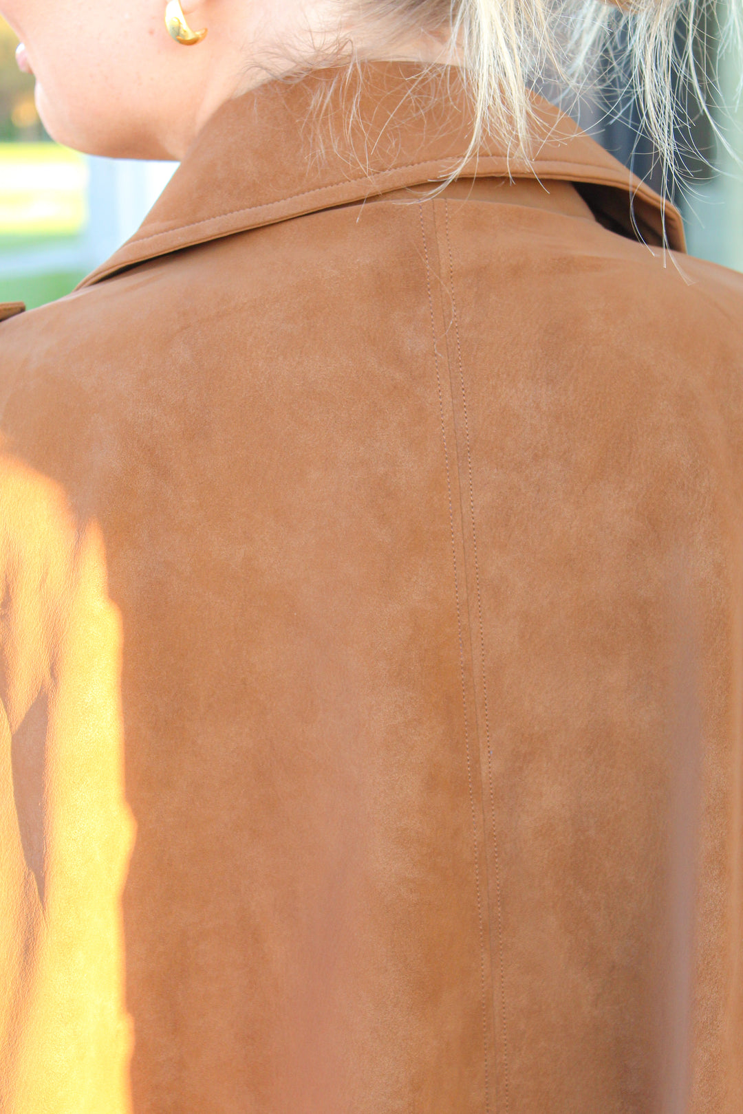 OUT AND ABOUT MOCHA BOMBER JACKET