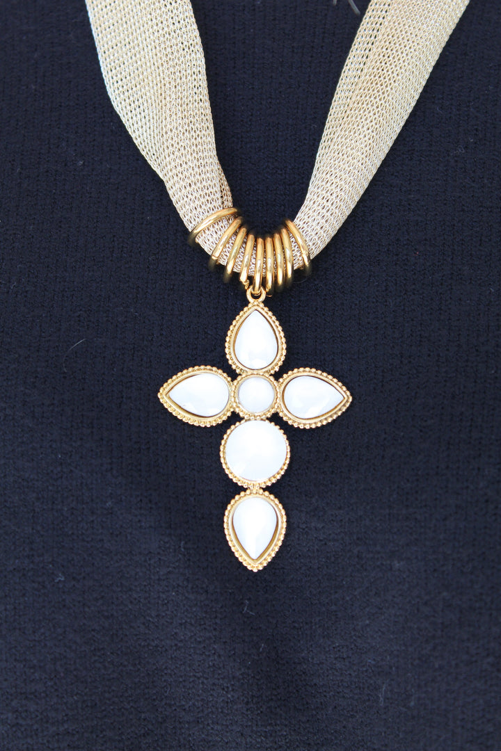 JOLINDA CROSS NECKLACE