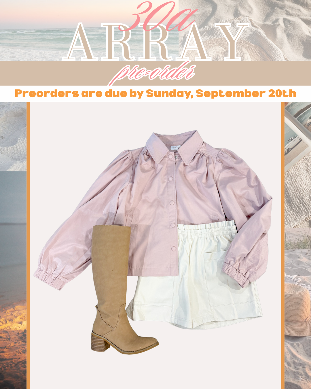 PRE-ORDER: BLUSH COLLARED JACKET
