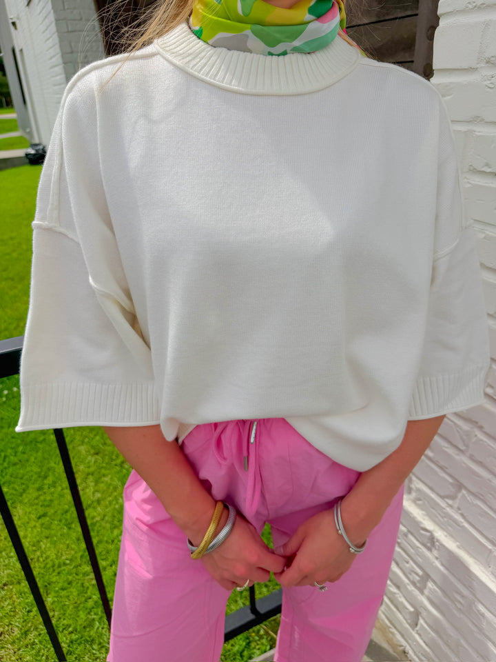 EASY ELEVATION KNIT TOP