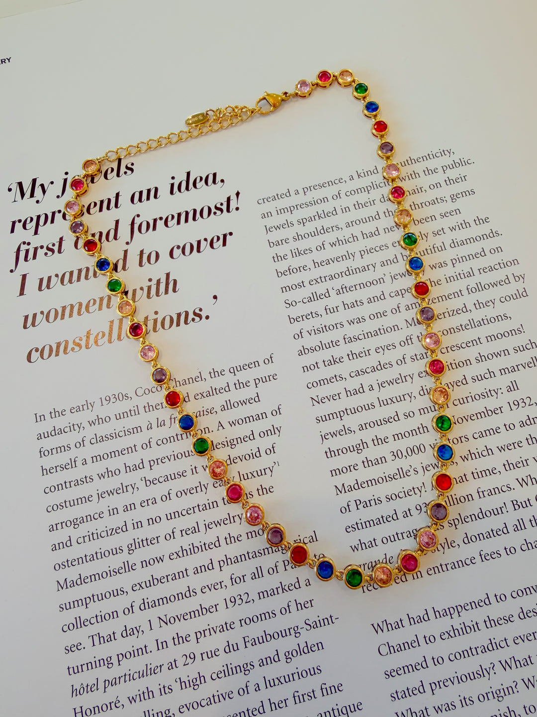 GRACE GEMSTONE NECKLACE