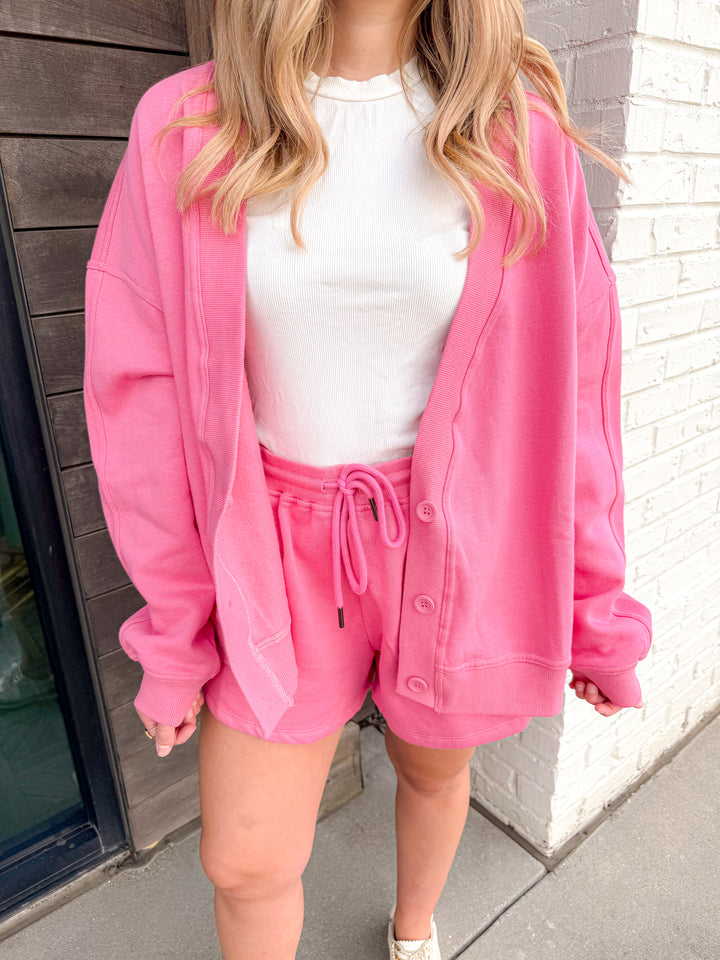 STAY A WHILE MATCHING SET CARDIGAN