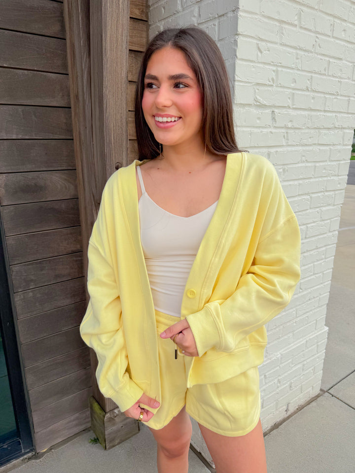 STAY A WHILE MATCHING SET CARDIGAN