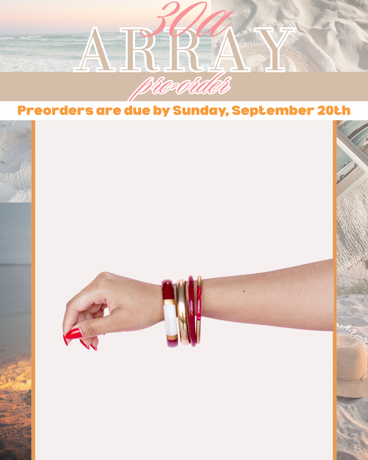 PREORDER - THE SOCIALITE BANGLE SET - WATERPROOF