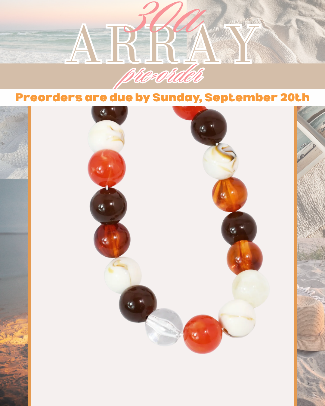 PREORDER - POP OF JOY PUMPKIN SPICE NECKLACE