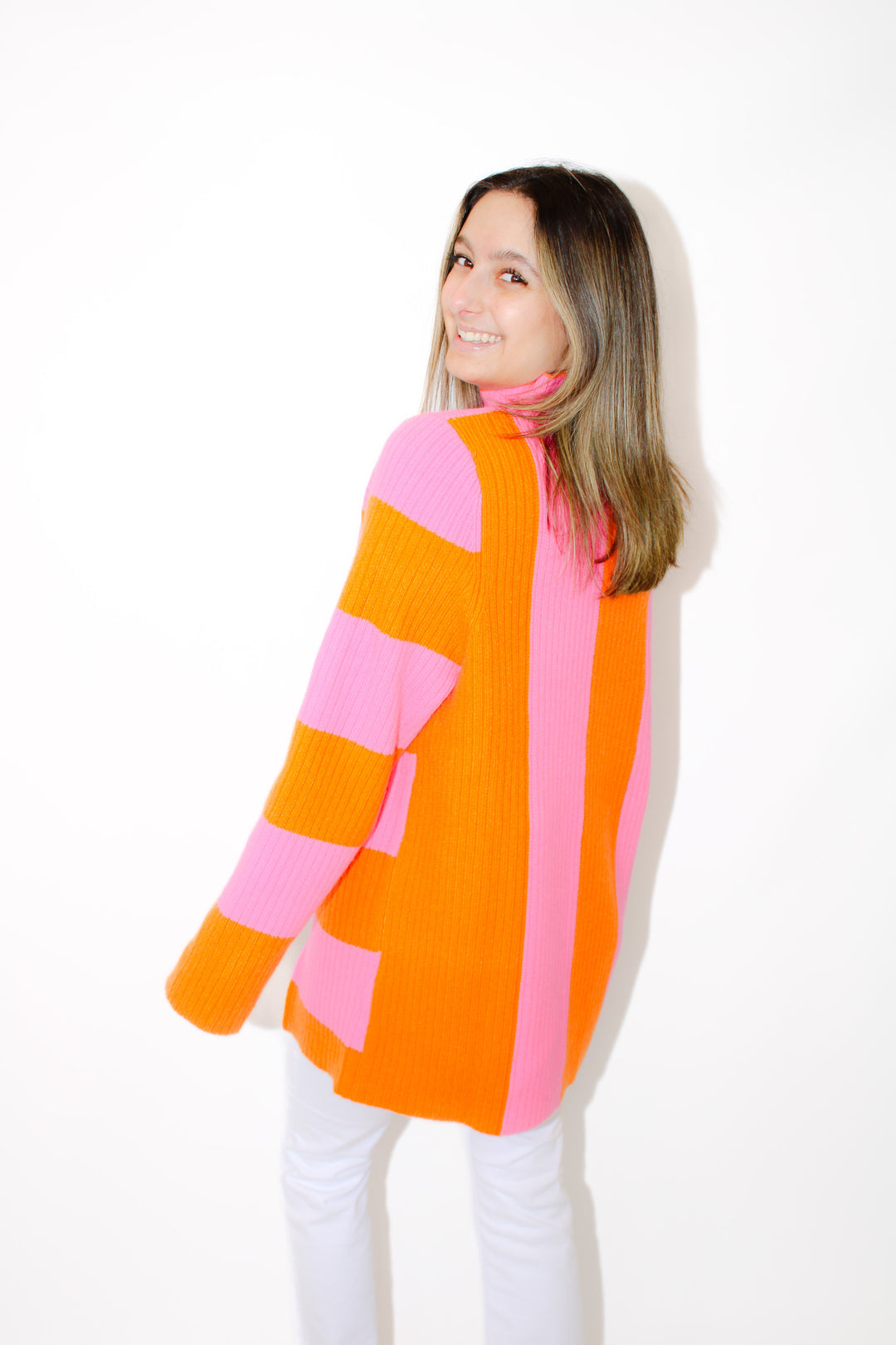 BRIGHTER DAYS COLORBLOCK SWEATER