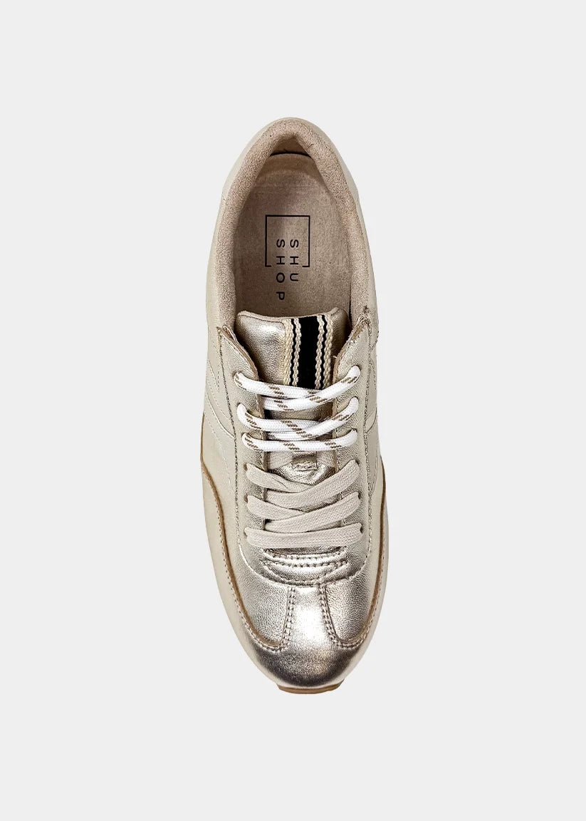HILLARY GOLD SNEAKER