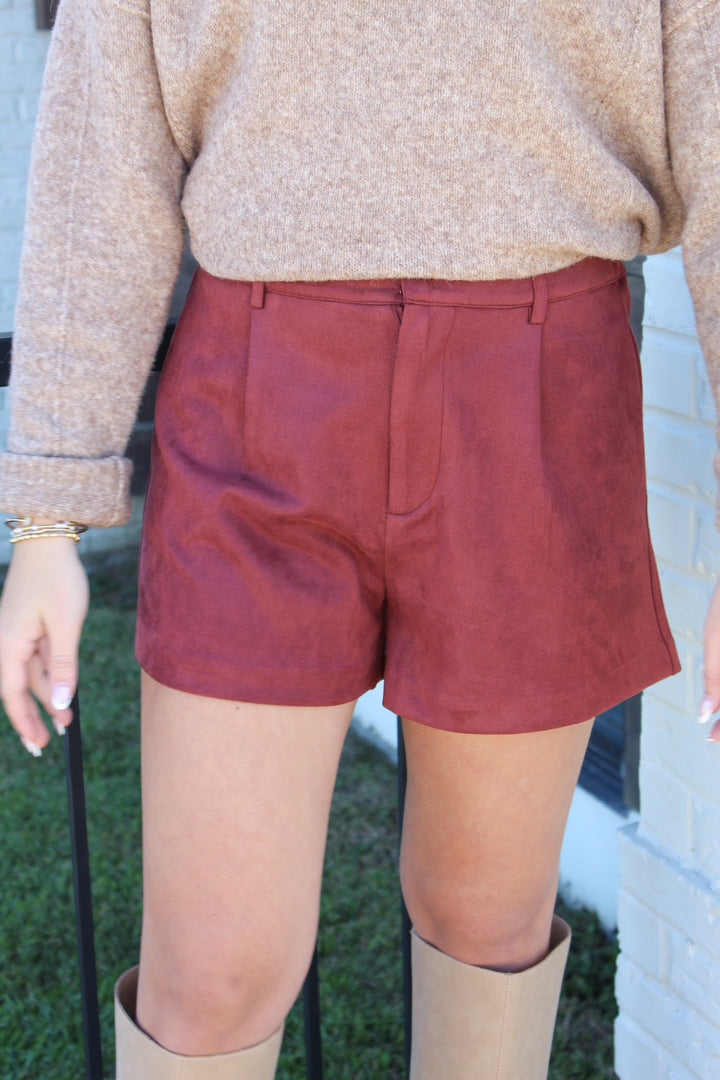 CIDER SIDE SUEDE SHORTS
