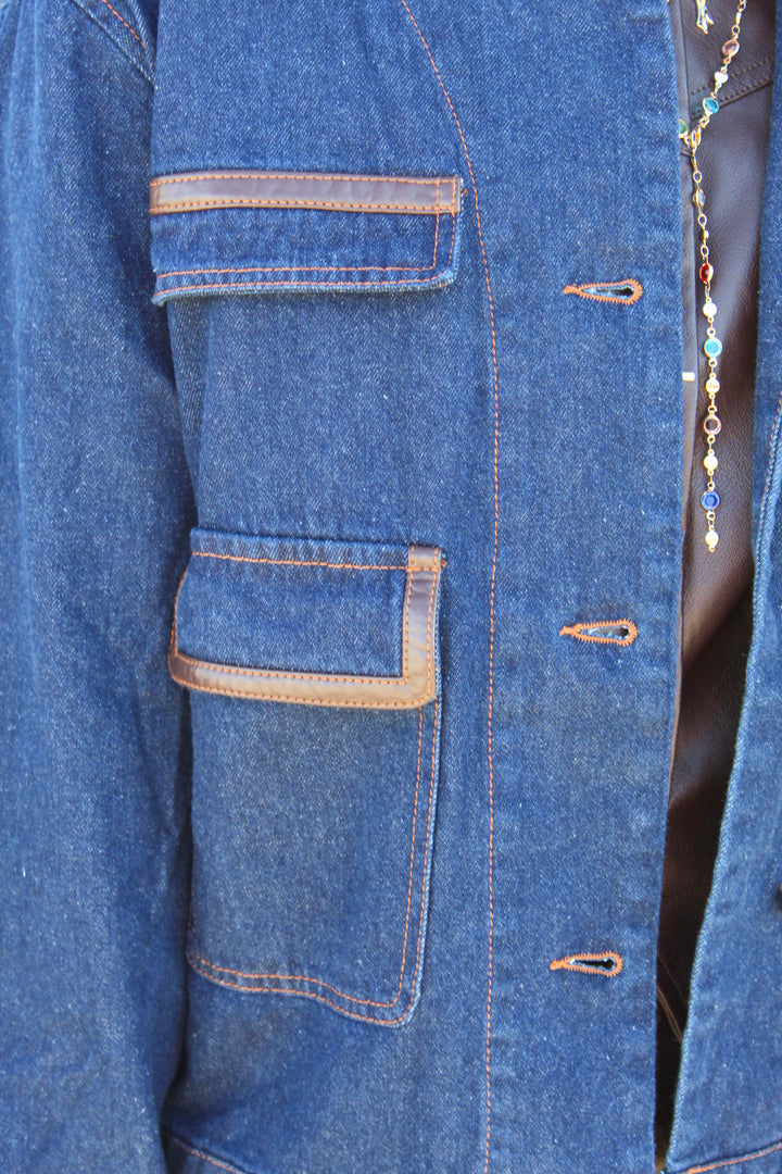 THE MIXED MEDIA DENIM JACKET
