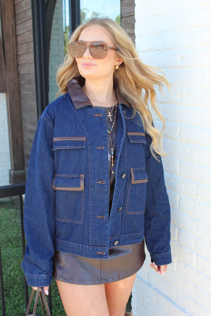 THE MIXED MEDIA DENIM JACKET