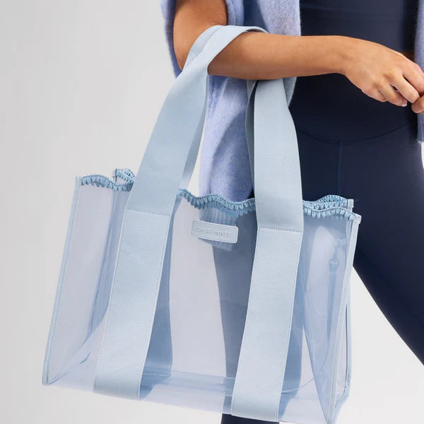 JELLY TOTE BAG - CROCHET WAVE JELLY TOTE BAG