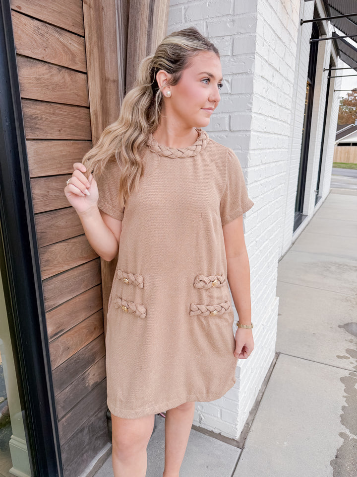SHIMMER MINI DRESS