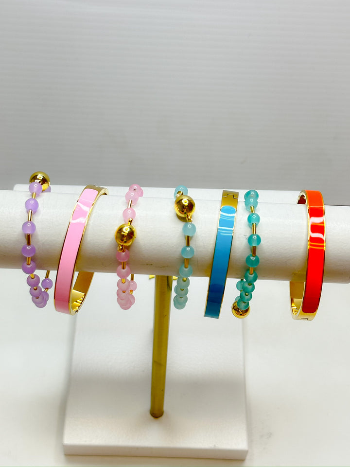 STELLA GLASS BEADED BRACELET