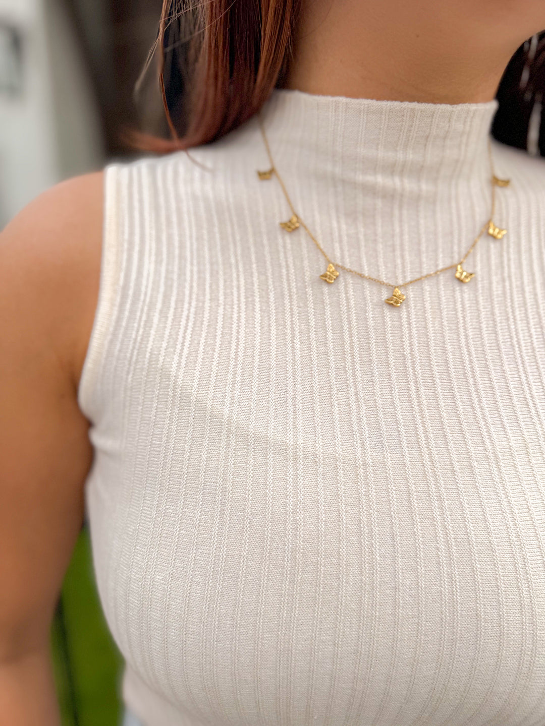 ELEVATED BASIC SLEEVELESS KNIT TOP