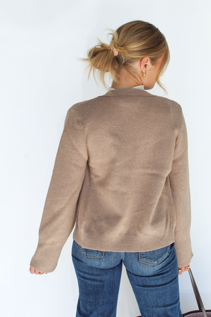 THE GENTLE TOUCH V-NECK BUTTON UP CARDIGAN